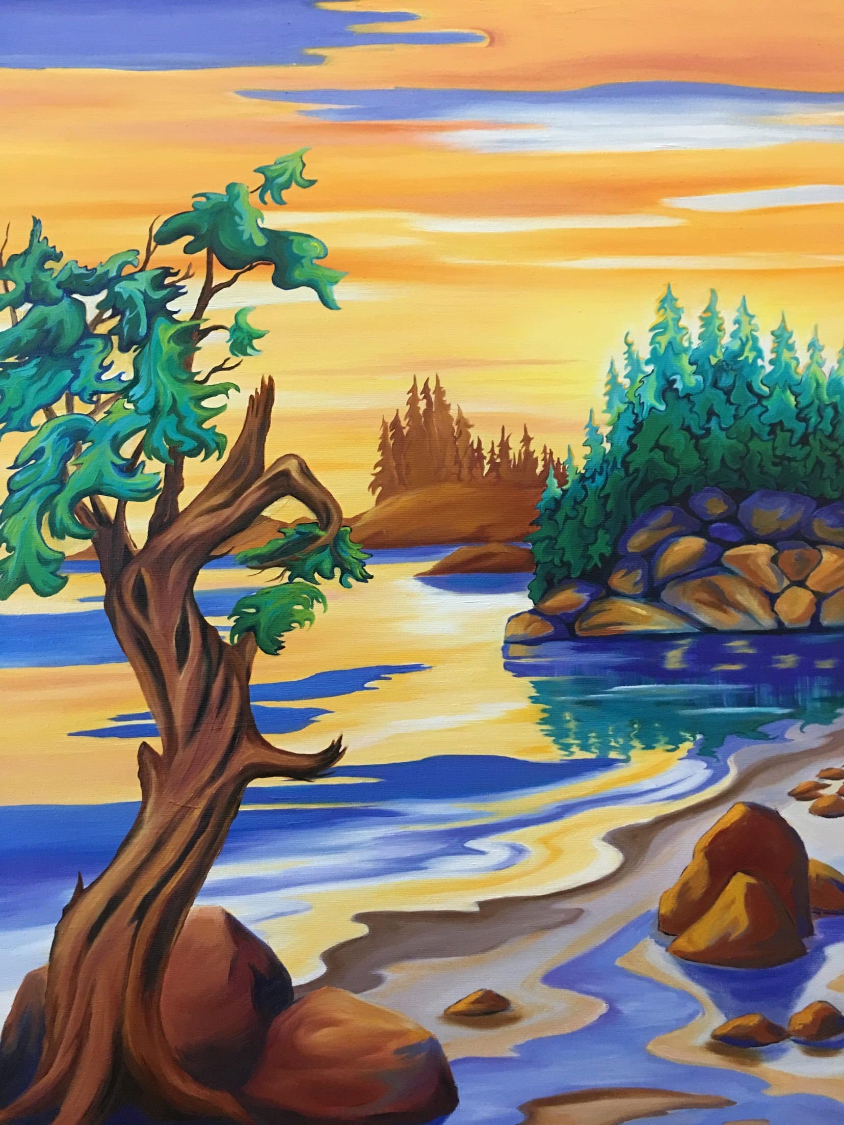 West Coast Painting by Janice Gallant https://janicegallant.com/